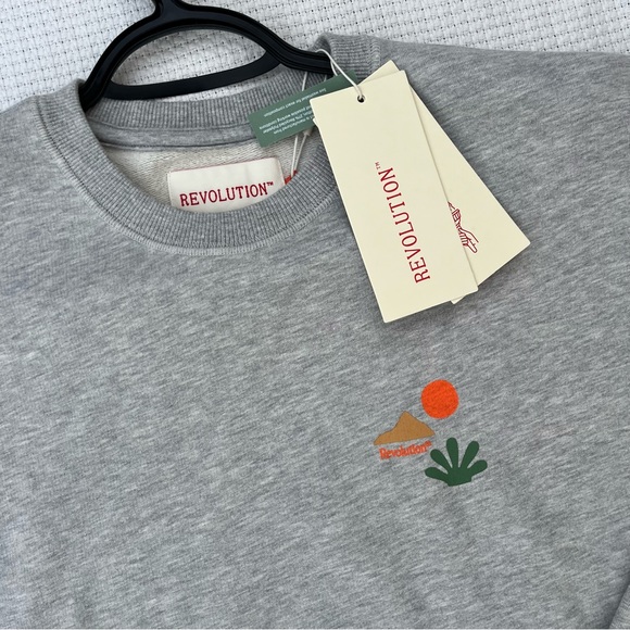 Revolution- Loose Crewneck in grey mel - Picture 12 of 14